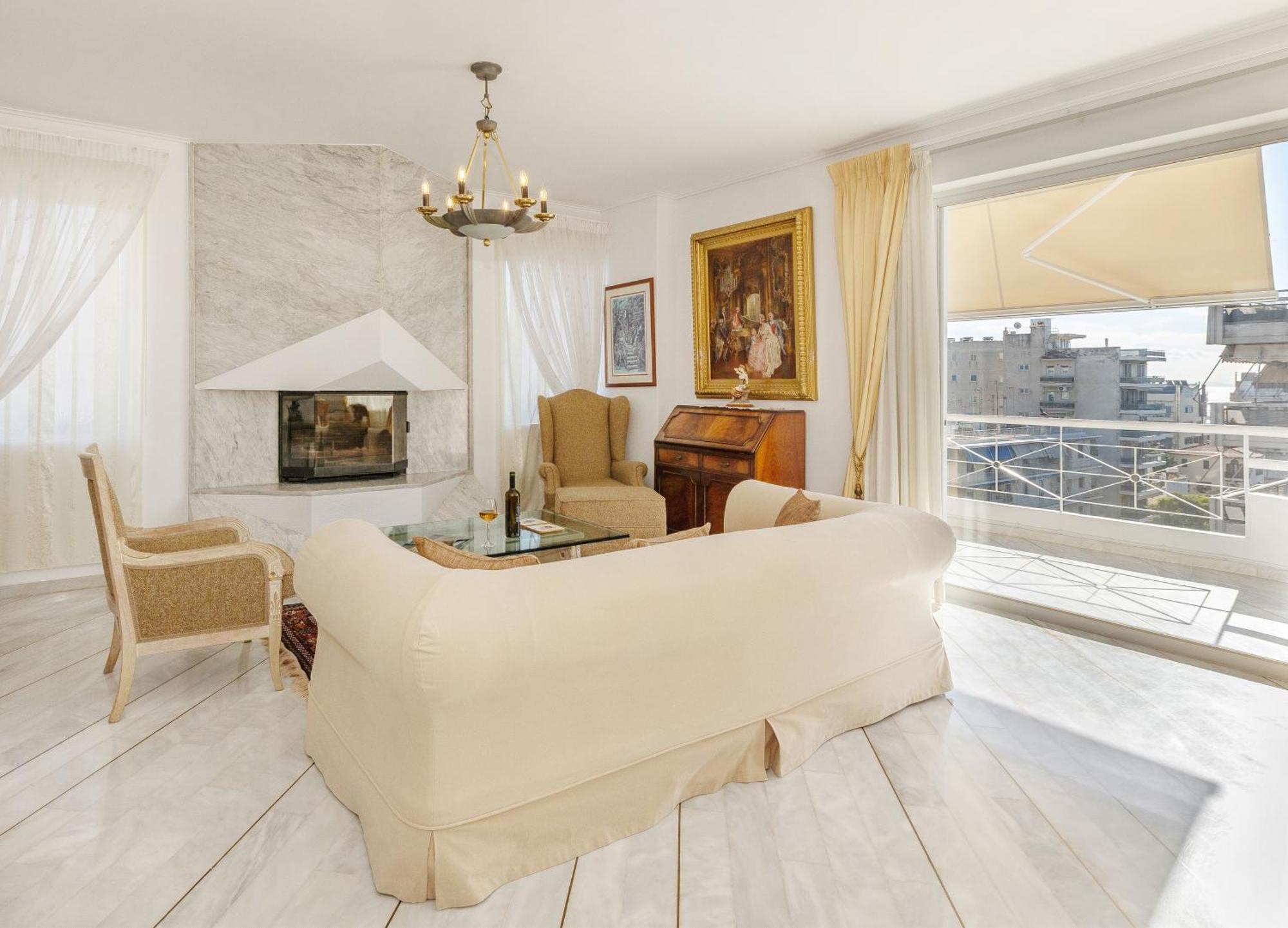 אתונה Nice Sea View Elegant Apartment מראה חיצוני תמונה