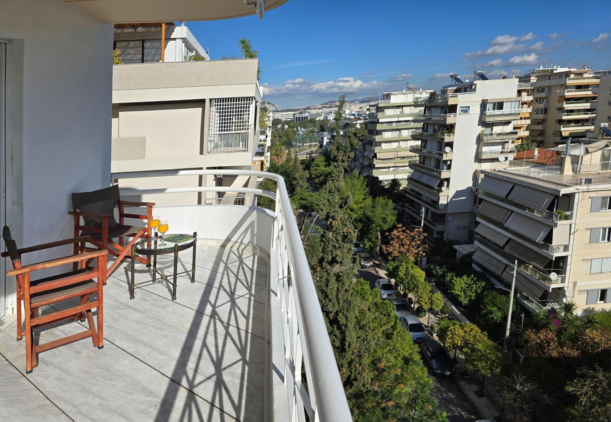 אתונה Nice Sea View Elegant Apartment מראה חיצוני תמונה
